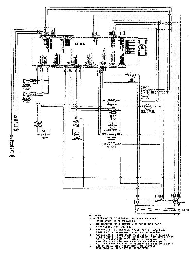 WIRING INFORMATION (SERIES 19 FRC) Diagram and Parts List for JJW8530DDS  Jenn-Air Wall Oven