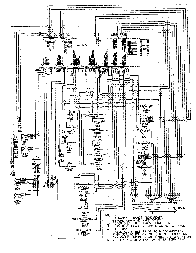 WIRING INFORMATION (AT 19) Diagram and Parts List for JJW8630DDS  Jenn-Air Wall Oven