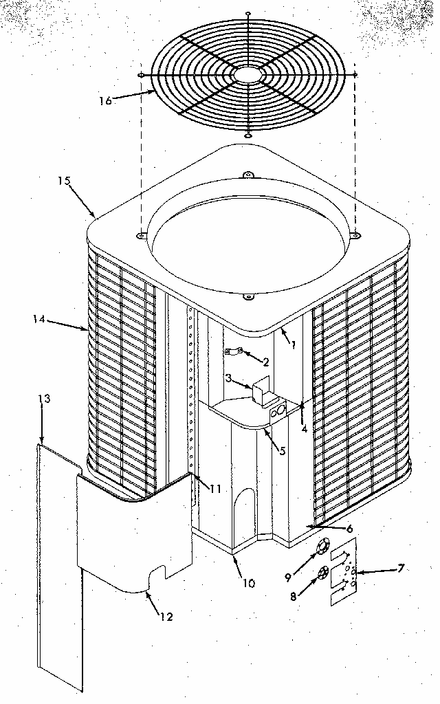 Non-functional Replacement Parts Diagram and Parts List for 867803160  Maytag Air Conditioner