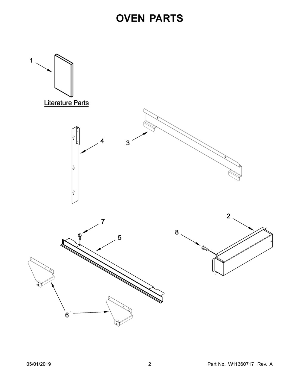 Oven Parts Diagram and Parts List for JMC2427IM01  Maytag Microwave