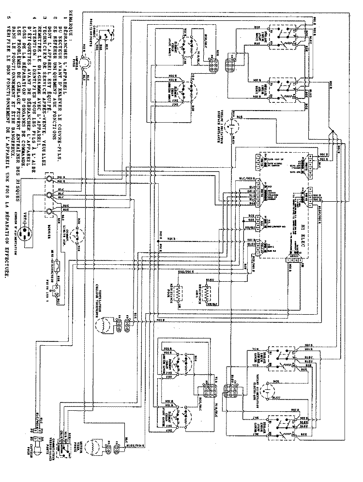 WIRING INFORMATION Diagram and Parts List for AER5815RCB  Amana Range