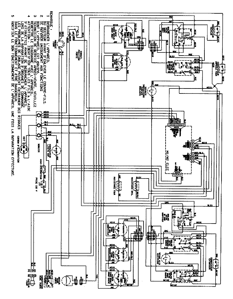 WIRING INFORMATION (FRC SERIES 12) Diagram and Parts List for MER5775RCQ  Maytag Range