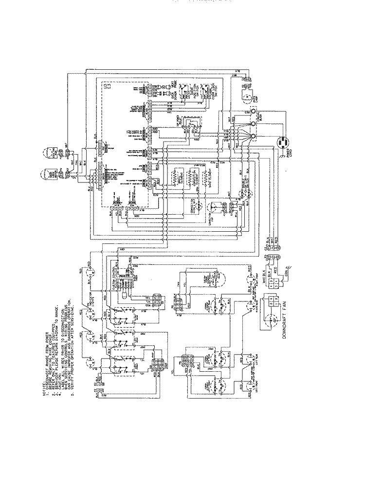 WIRING INFORMATION Diagram and Parts List for JES9900BAS  Jenn-Air Range