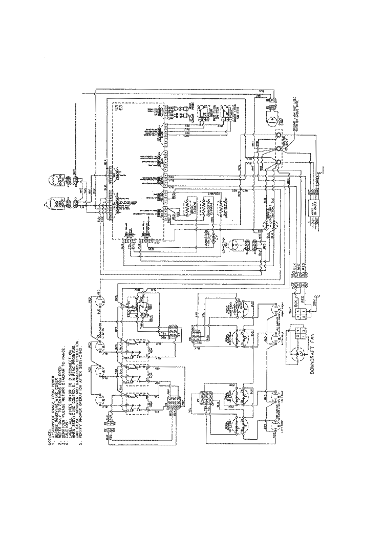 WIRING INFORMATION Diagram and Parts List for JES9800BAS  Jenn-Air Range