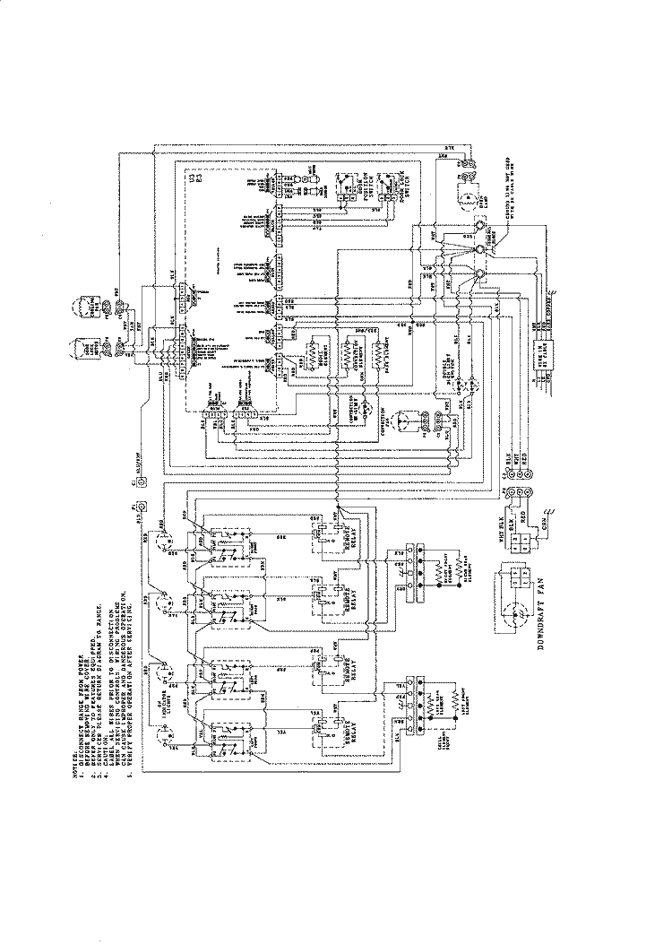 WIRING INFORMATION Diagram and Parts List for JES9860BAB  Jenn-Air Range