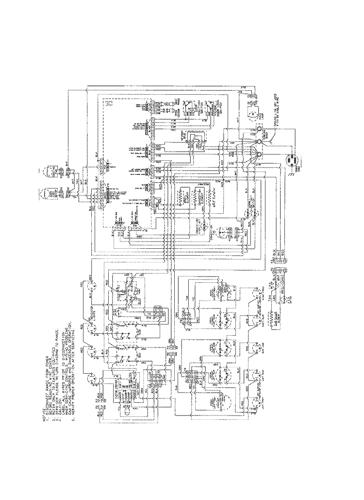 WIRING INFORMATION Diagram and Parts List for JES8850BCW  Jenn-Air Range