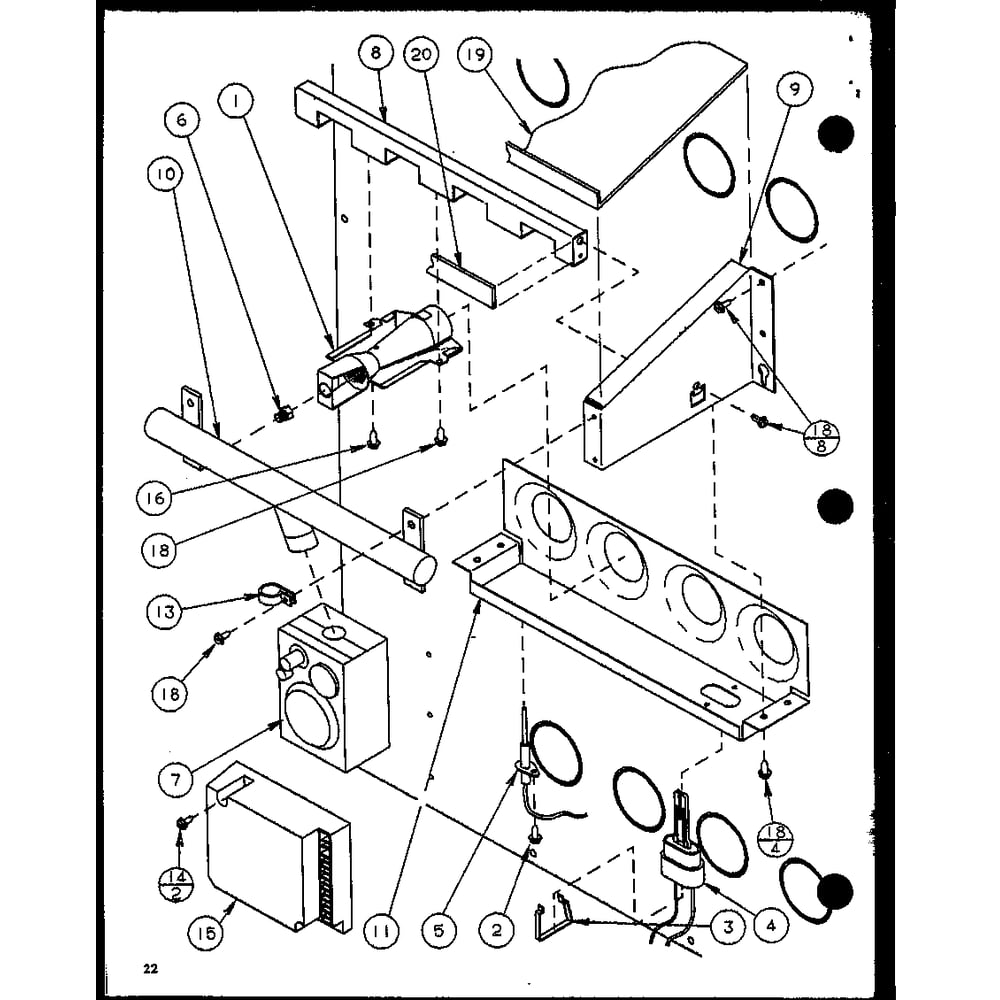 Diagram 6 Diagram and Parts List for GCI140A35C P9811216F Amana Furnace
