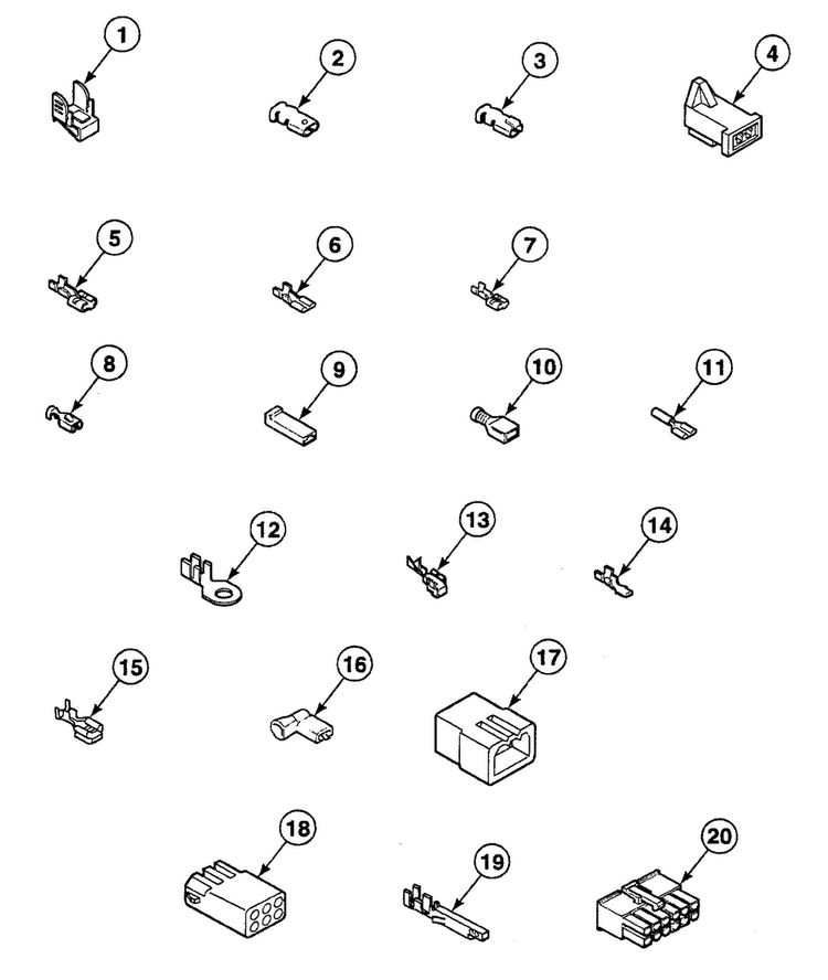 Blocks Diagram and Parts List for SSEH07WJ1500  Speed Queen Dryer