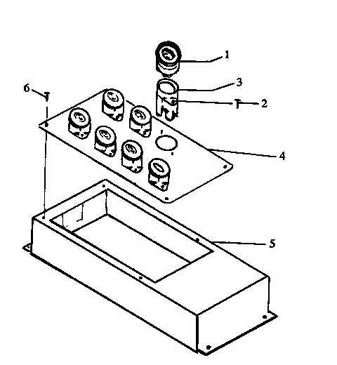 Page 7 Diagram and Parts List for CARS636E-P1130631NE  Amana Range