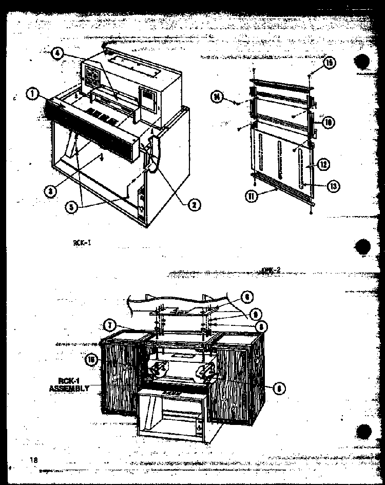 Section 6 Diagram and Parts List for MVH-1020-P76647-3M  Amana Microwave