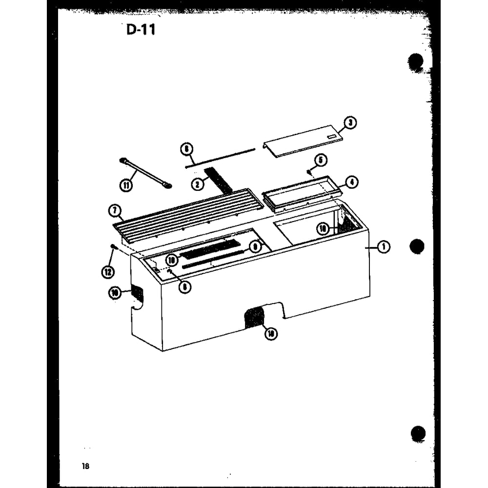 Diagram 9 Diagram and Parts List for 912-3E50A P68412-6R Amana Air Conditioner