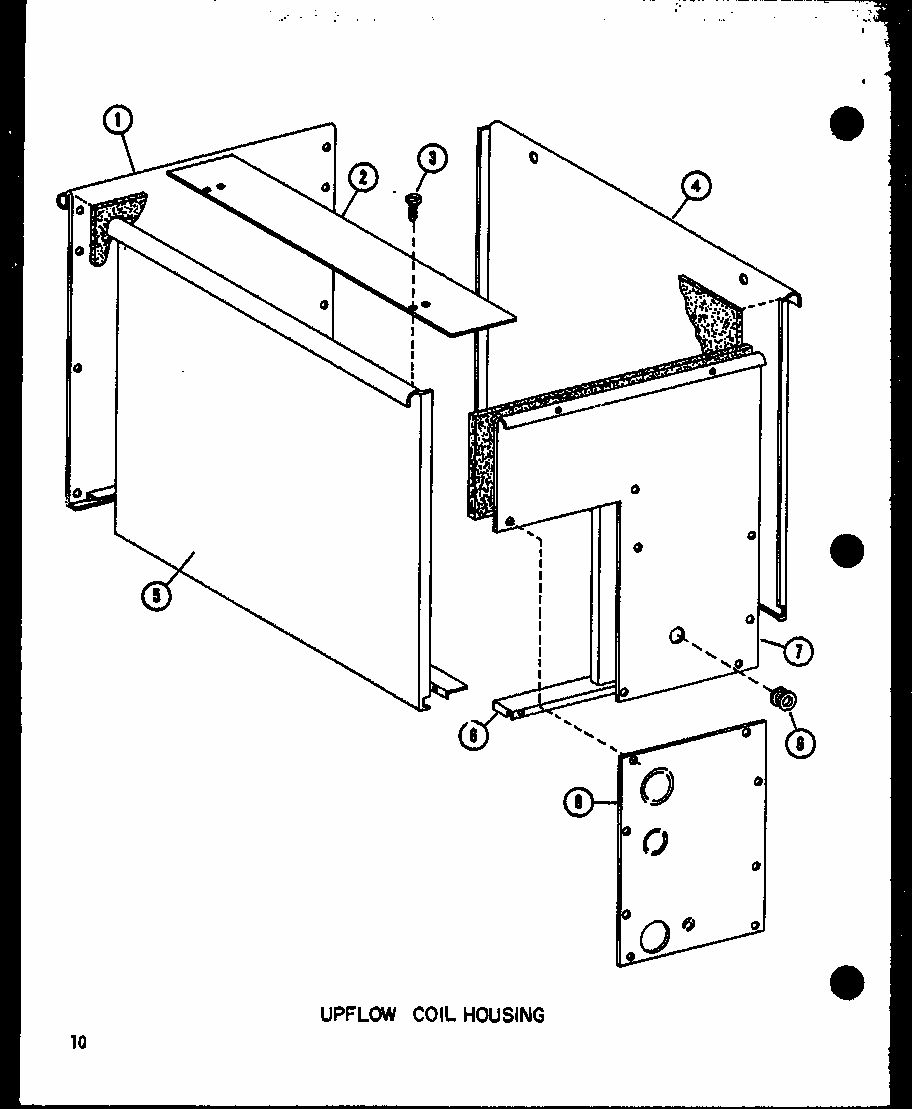 Upflow Coil Housing (d67635-28/p67635-28c) (d67635-24/p67635-24c) (d67635-20/p67635-20c) (d67635-16/p67635-16c) Diagram and Parts List for ACFC30AOV-A P69328-3C Amana Air Conditioner