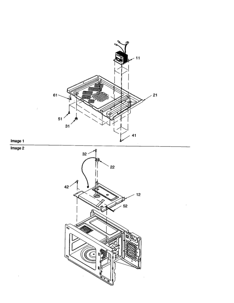 Base And Sensor Diagram and Parts List for ACM1580AC-PACM1580AC0  Amana Microwave