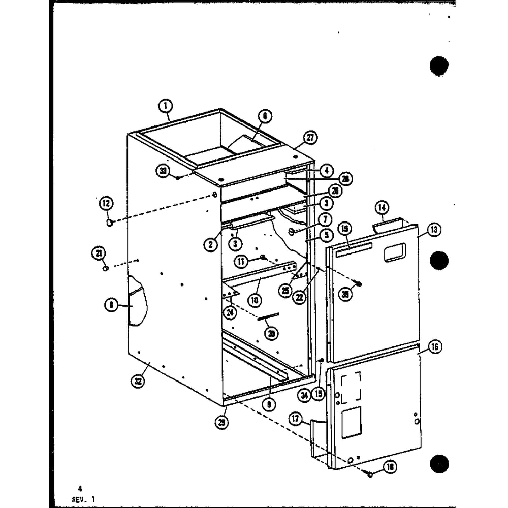 Diagram 2 Diagram and Parts List for EBCC3600MA P6752114C Amana Air Conditioner
