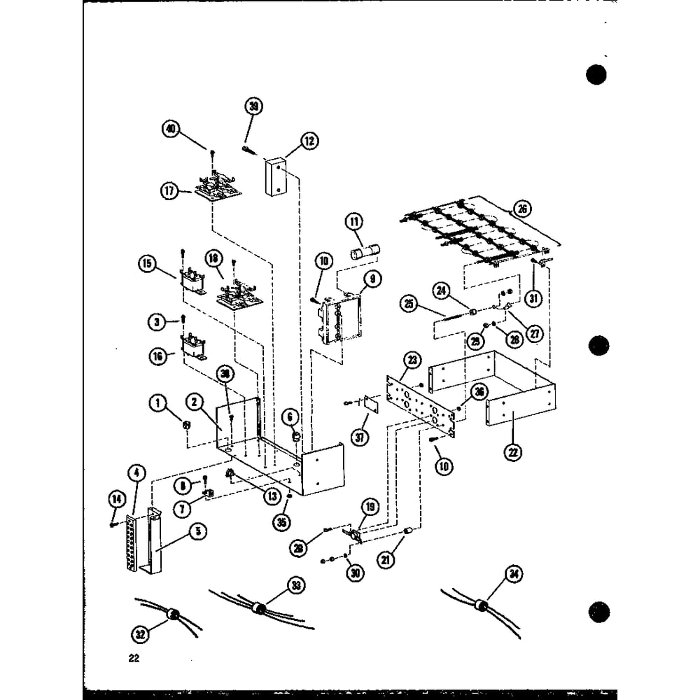 Diagram 7 Diagram and Parts List for BBH4830M-B P67331-6C Amana Air Conditioner