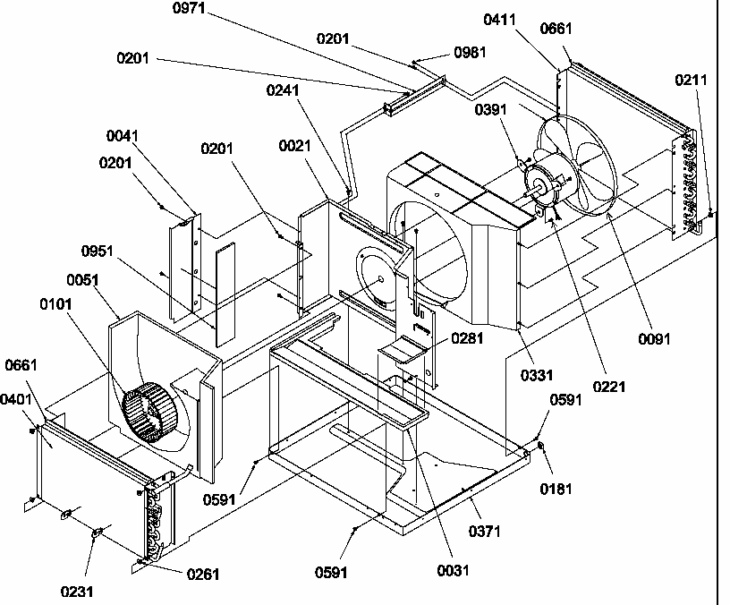 Control Panel Diagram and Parts List for 10C2MY-P1203101R  Amana Air Conditioner