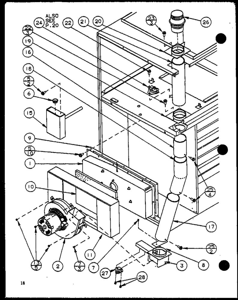 Diagram 7 Diagram and Parts List for GCI140C35A P9898216F Amana Furnace