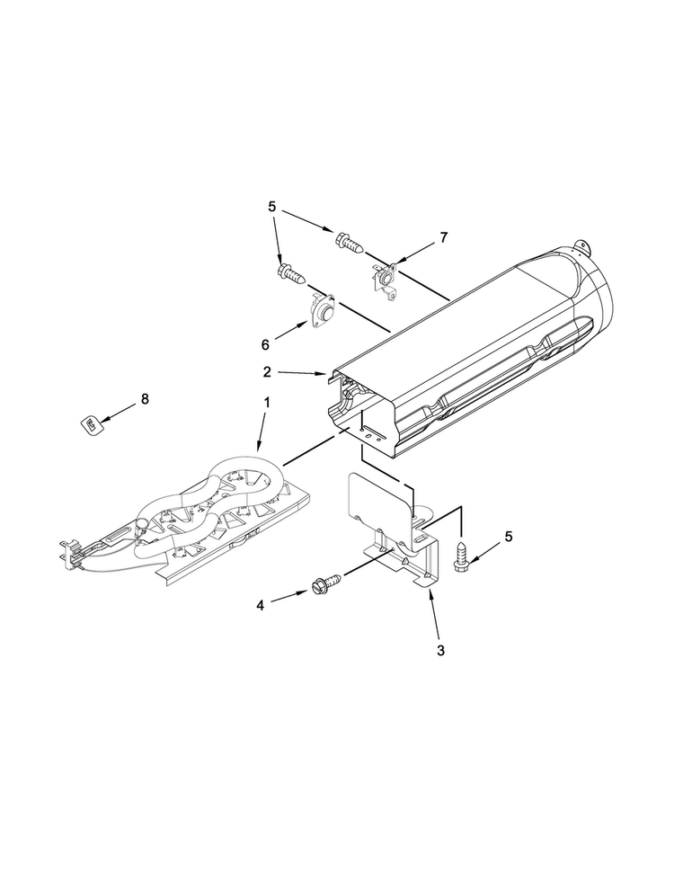 Dryer Heating Parts-electric Diagram and Parts List for MLE20PNBGW2  Maytag Washer Dryer Combo