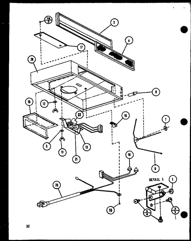 Section 2 Diagram and Parts List for RCR-7 P85515-6S Amana Range