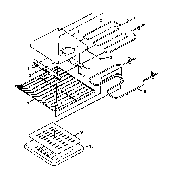 Oven Components Diagram and Parts List for AO27SEW1 P1132340NW Amana Range