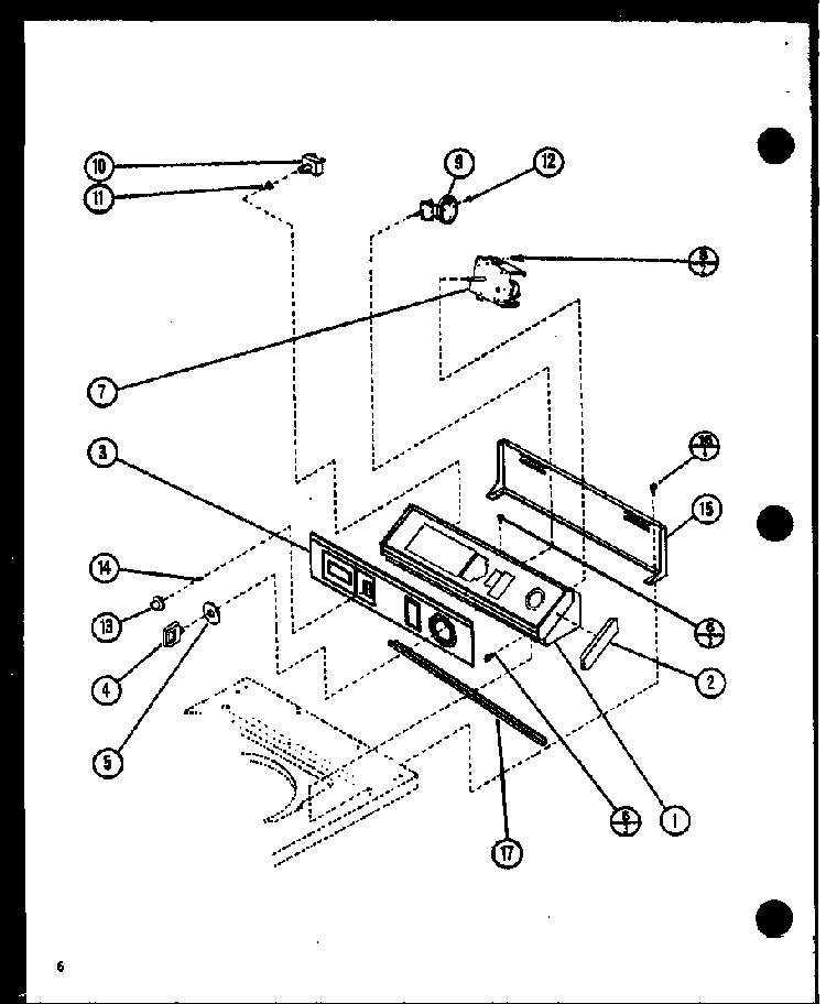 Section 4 Diagram and Parts List for LWD353 P1110508W Amana Washer