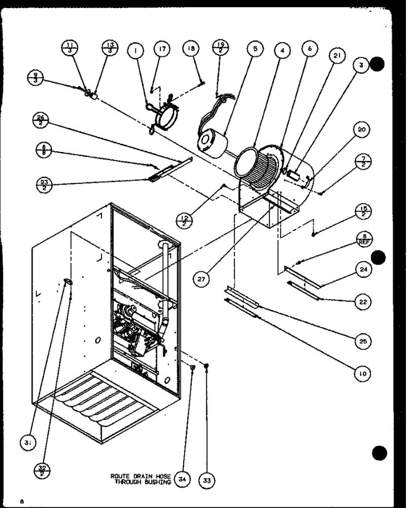 Diagram 3 Diagram and Parts List for CCU16 P1101901C Amana Furnace