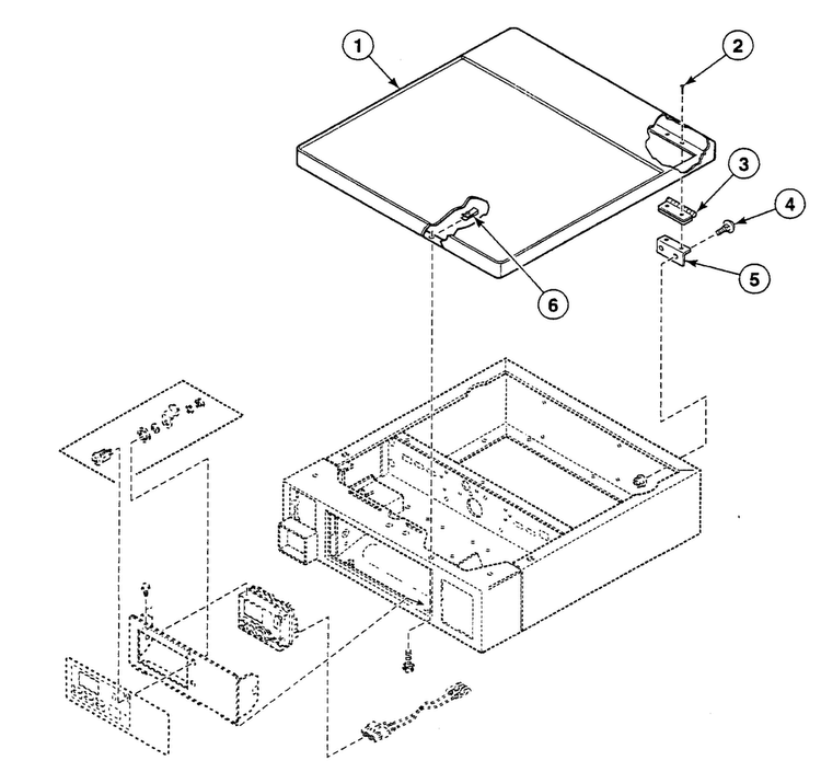 Top Assy Diagram and Parts List for SWFX74NN4000  Speed Queen Washer