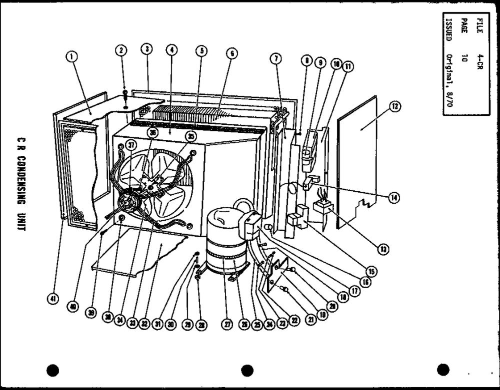 Diagram 2 Diagram and Parts List for CR25-1  Amana Air Conditioner