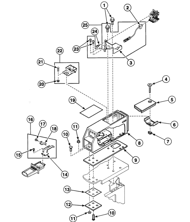 Meter Case 2 Diagram and Parts List for SDE107WF99L6  Speed Queen Dryer