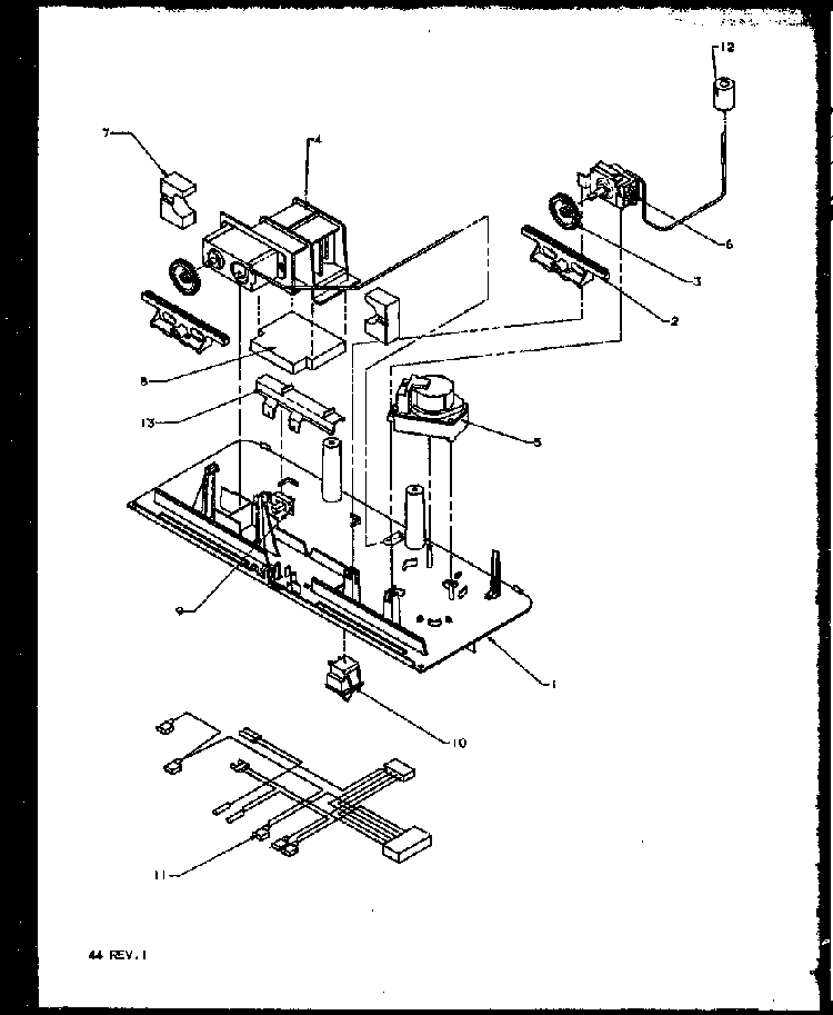 Section 10 Diagram and Parts List for TS18R2G-P1158311WG  Amana Refrigerator