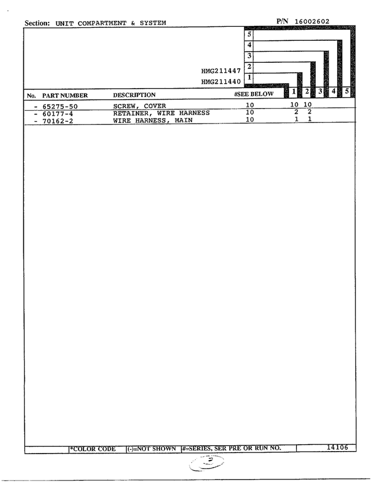 Unit Compartment And System Page 3 Diagram and Parts List for 211447  Admiral Refrigerator