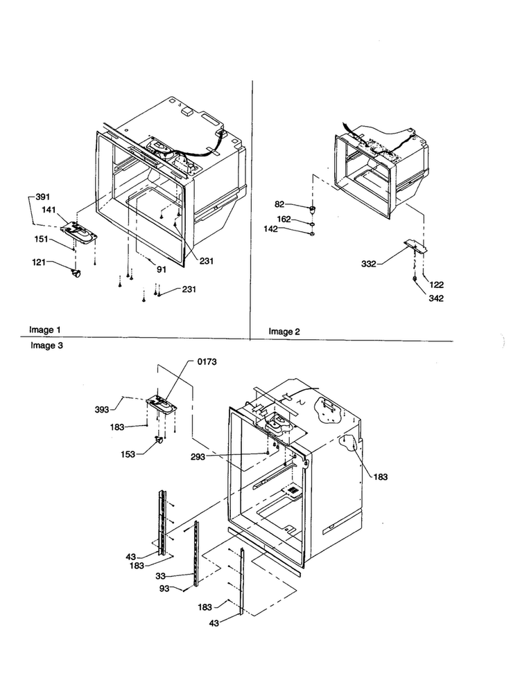 Shelf Ladders And Light Assembly Diagram and Parts List for BRF20VCPE-P1321306XE  Amana Refrigerator