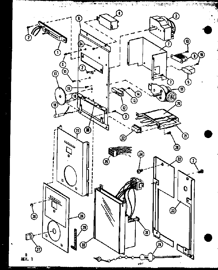 Section 11 Diagram and Parts List for CRCR-7-P85515-5S  Amana Range