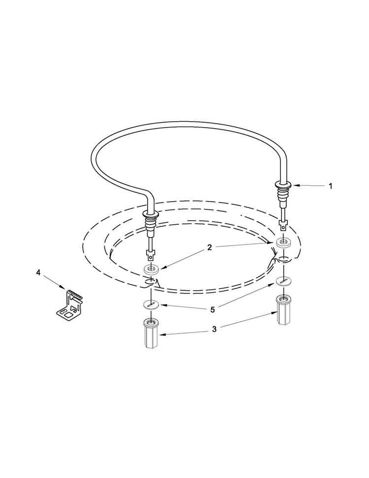 Heater Parts Diagram and Parts List for MDB4709PAB2  Maytag Dishwasher