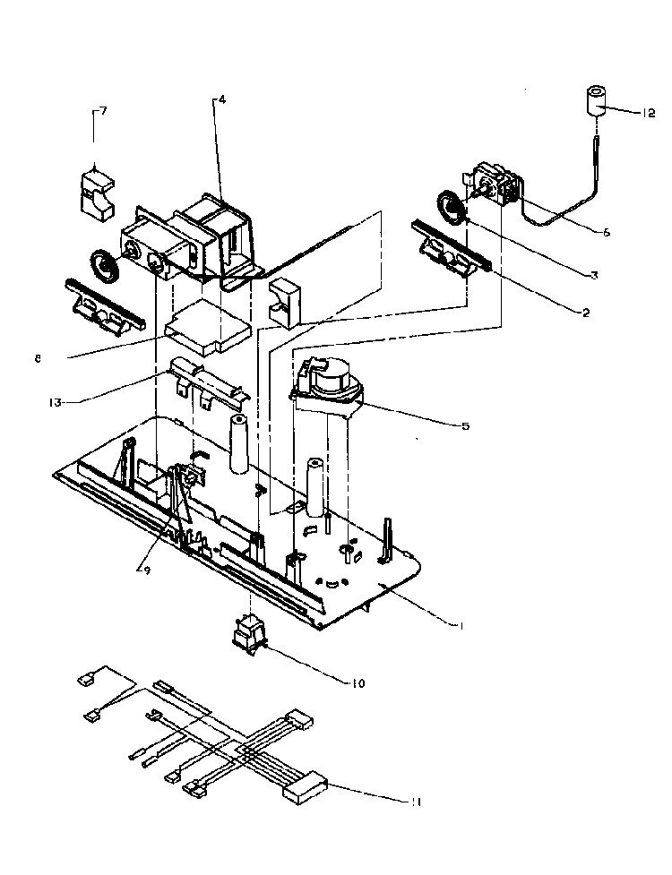 Control Parts Diagram and Parts List for TJ18R3L-P1181712WL  Amana Refrigerator