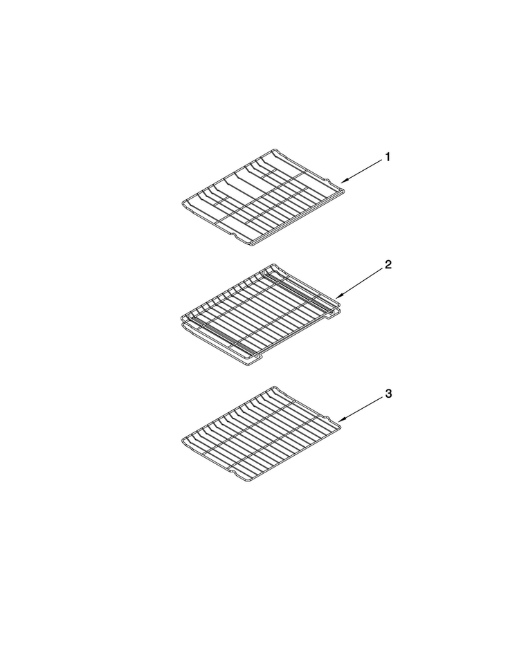 Rack Parts Diagram and Parts List for MGR6775BDW18  Maytag Range