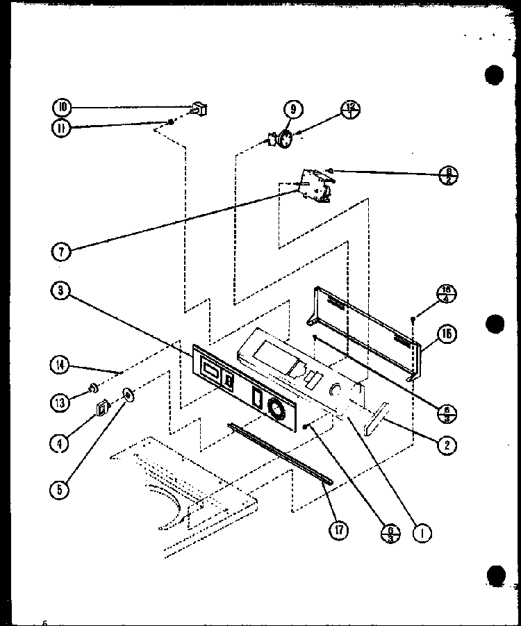Section 11 Diagram and Parts List for LW1502 P7762132W Amana Washer