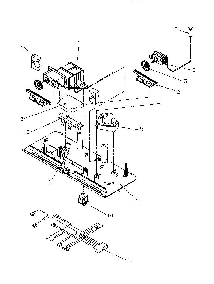 Control Assembly Diagram and Parts List for TV18S4W-P1194902WW  Amana Refrigerator