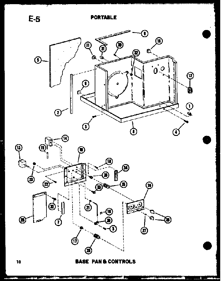 Section 4 Diagram and Parts List for ES6P-2SPMP P54972-35R Amana Air Conditioner