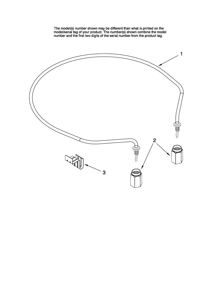 Heater Parts Diagram and Parts List for MDB6701AWQ2  Maytag Dishwasher
