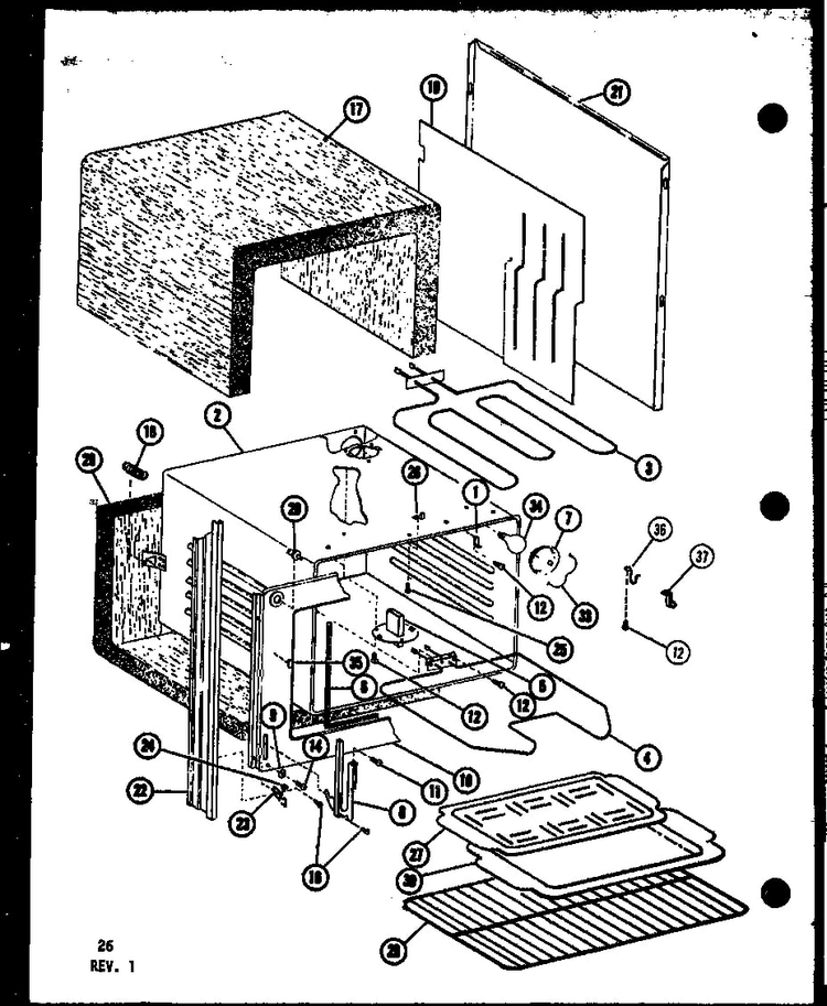 Section 2 Diagram and Parts List for CRCR-7-P85515-5S  Amana Range