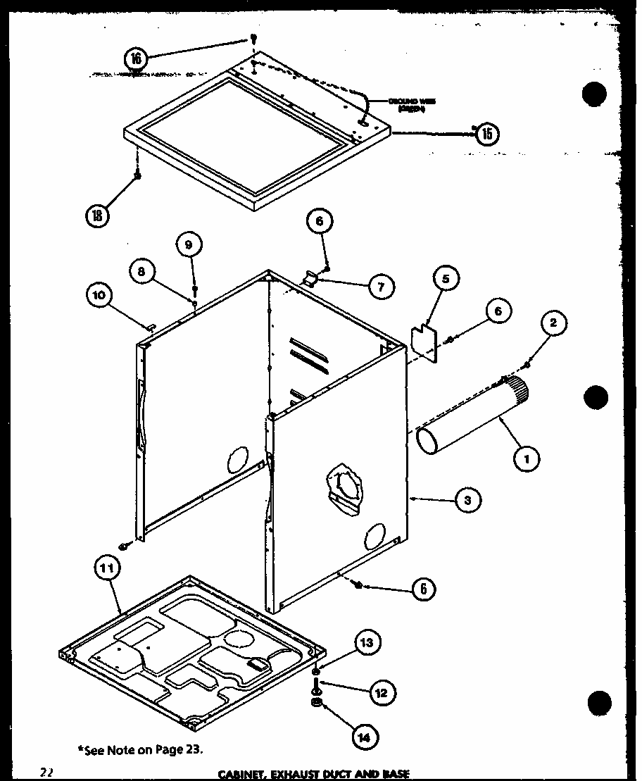 Section 10 Diagram and Parts List for LG3912W P1122703WW Amana Dryer