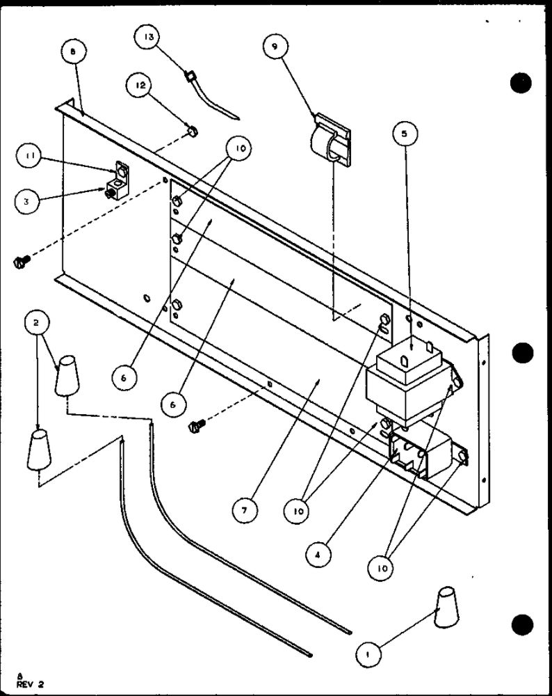 Diagram 3 Diagram and Parts List for AHK20A P1135305C Amana Air Conditioner