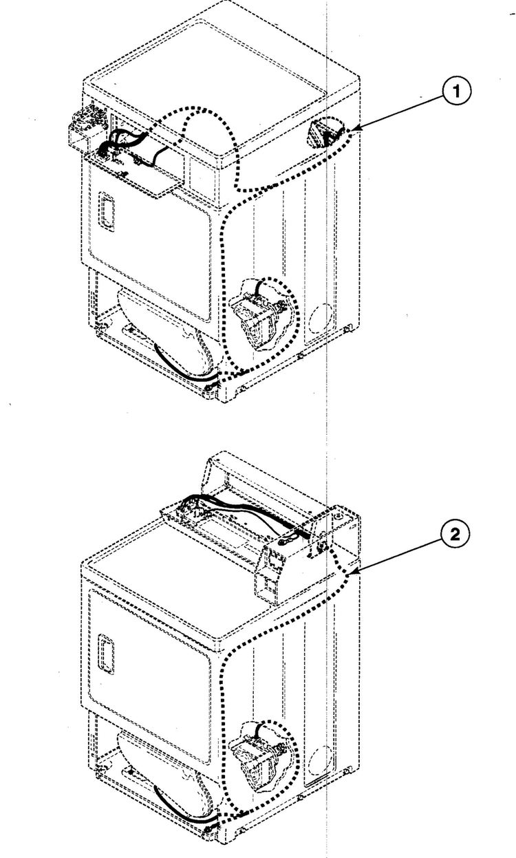 Harnesses Diagram and Parts List for SDG309QF  Speed Queen Dryer