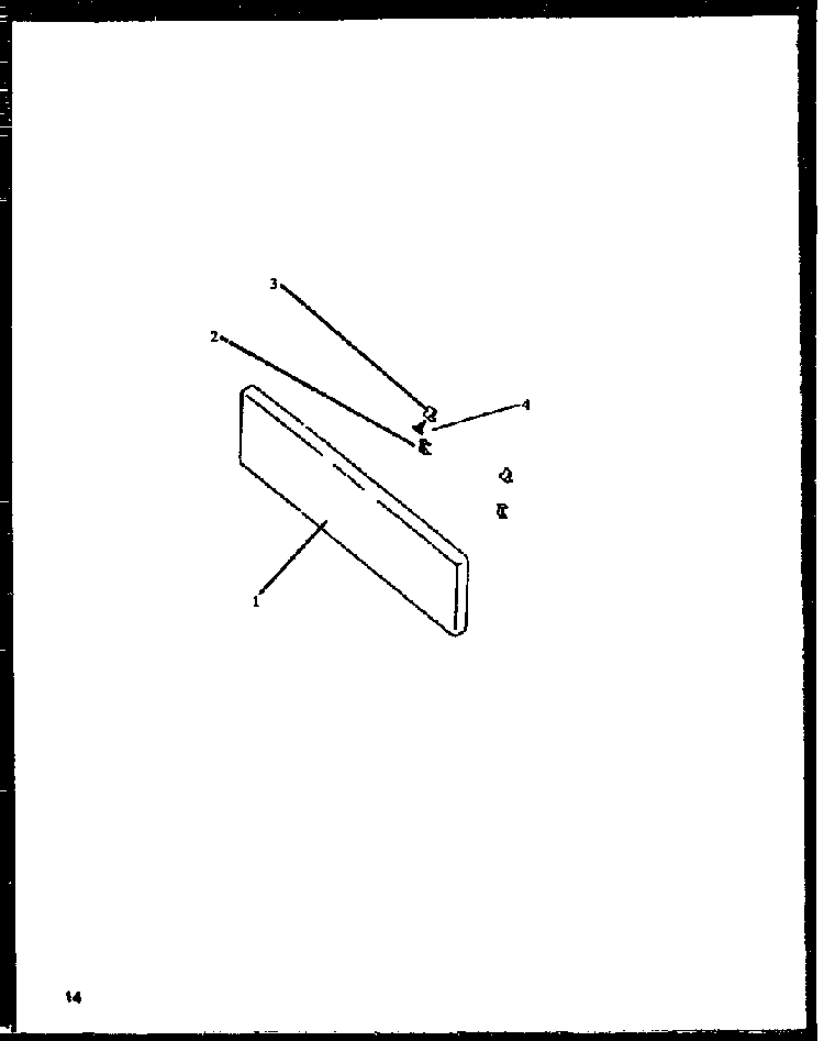 Panel Diagram and Parts List for EBE22AA-P1142413NL  Caloric Range