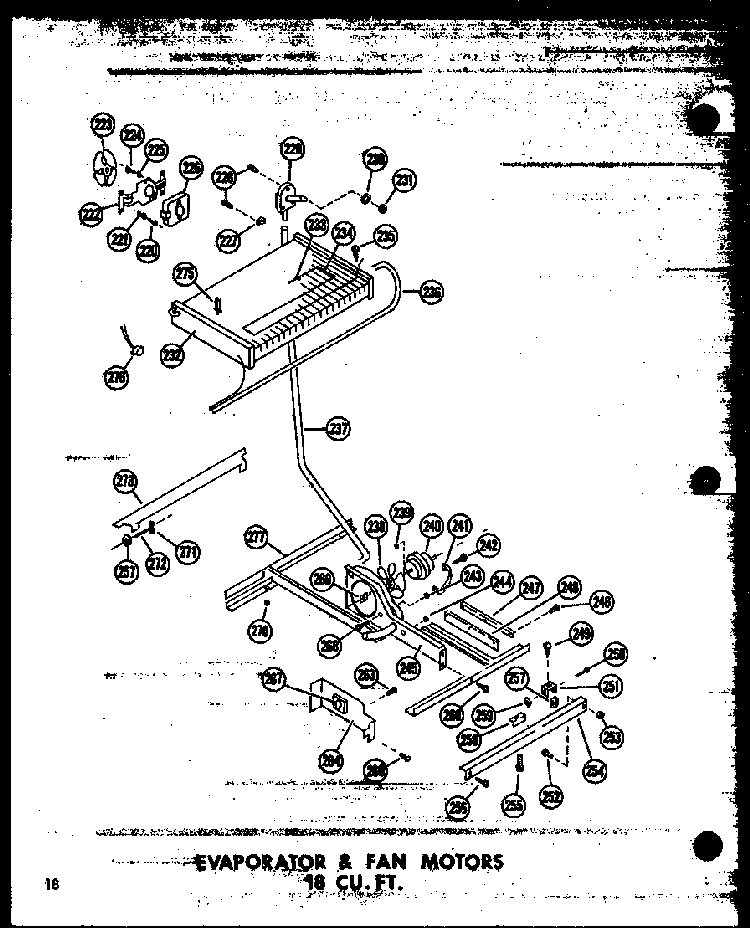 Section 18 Diagram and Parts List for TD20W-P60303-62W  Amana Refrigerator