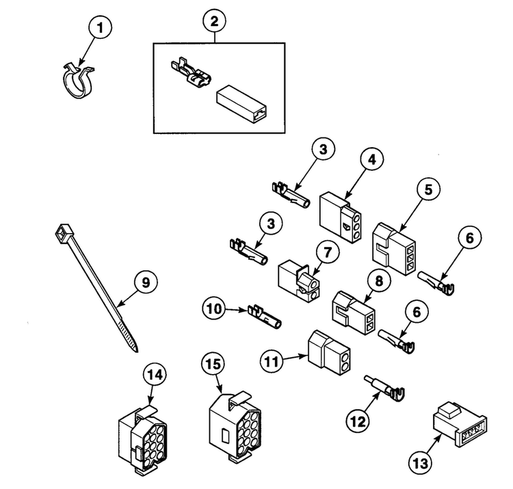 Terminals Diagram and Parts List for SDE107WF99L6  Speed Queen Dryer