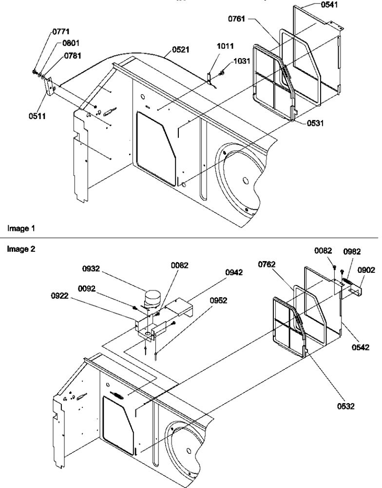 Chassis 3 Diagram and Parts List for PTC094A00HA P1214104R Amana Air Conditioner