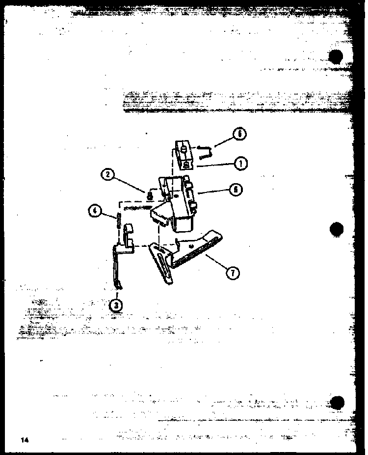 Section 18 Diagram and Parts List for LW3303W P1164316WW Amana Washer