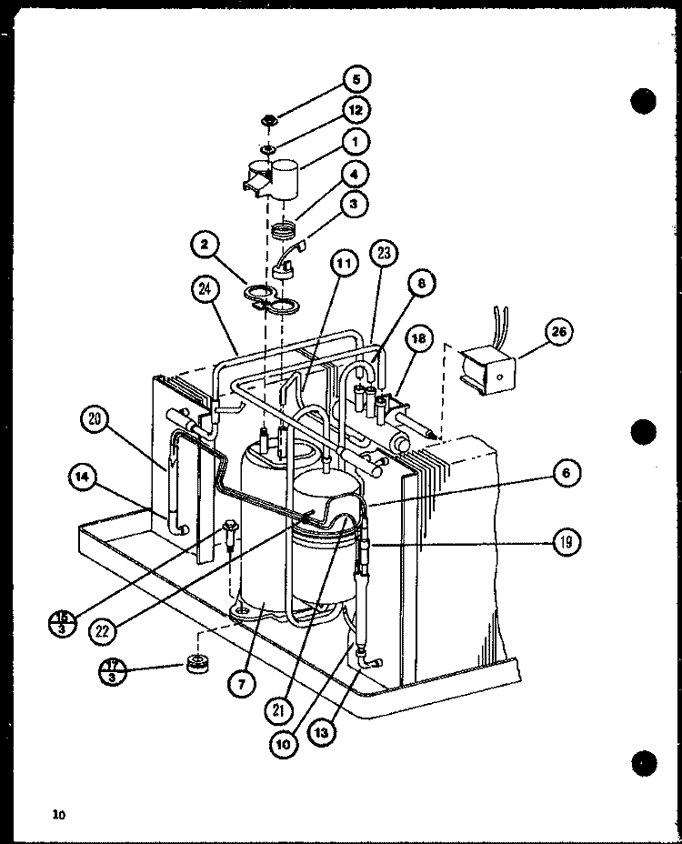 Page 4 Diagram and Parts List for ES2183HES P9938606R Maytag Air Conditioner